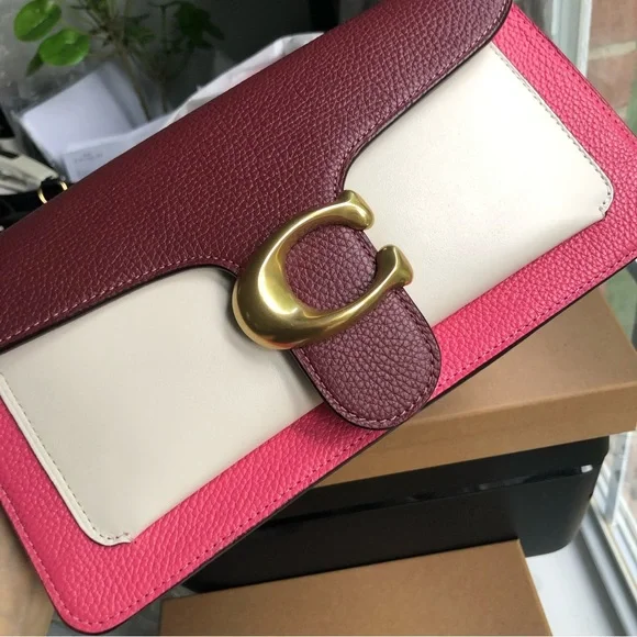 Coach tabby 26 shoulder bag in colorblock - Picture 4 of 13